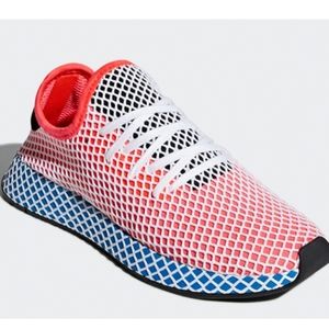 Adidas Deerupt Solar Red Blue Bird  sneakers